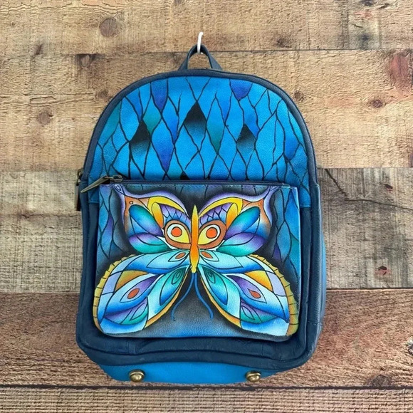NWT Sukriti Kolkata Handbag Collection One Of A Kind Hand painted- Leather - Picture 1 of 11